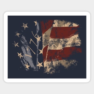 American Flag Sticker